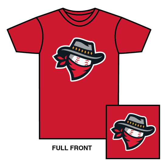 Picture of Youth Red T-Shirt with masked logo