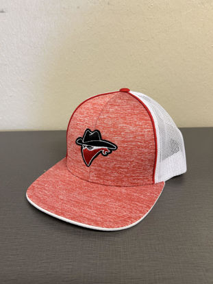 Picture of White and Red Hat